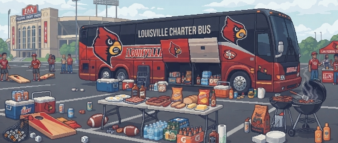 The tailgate at the L&N lots